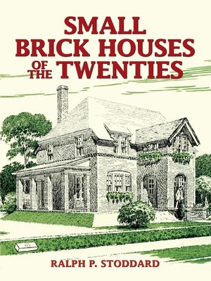 cover image of Small Brick Houses of the Twenties